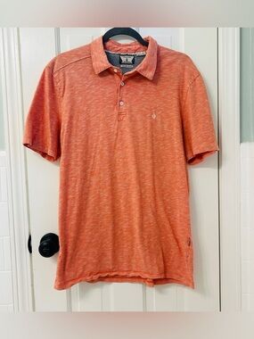 Volcom Orange Heather Shirt - Volcom Logo Detail men’s size Large